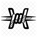 Barbed Wire Prison Prisoner Icon
