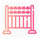 Barbed Wire Fence Barricade Security Protection Militayr Miscellaneous Icon