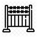 Barbed Wire Fence Barricade Security Protection Militayr Miscellaneous Icon