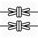 Barbed Wire Prison Security Icon