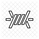 Barbed wire fence  Icon