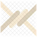 Barbed Wire No Entry Security Icon