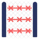 Barbed Wire Fence Wire Icon
