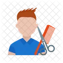 Barbeiro Avatar Profissao Ícone