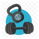 Training Fitness Barbell Icon