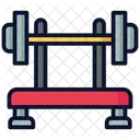 Barbell Exercise Gym Icon