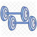Barbell Dumbbells Gym Icon