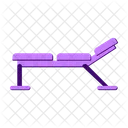 Barbell Bench Exercise Icon