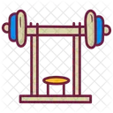 Training Barbell Weightlifting Icon