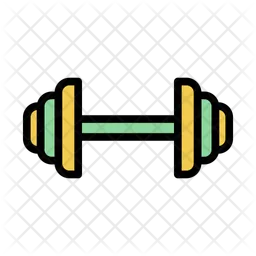 Barbell gym  Icon