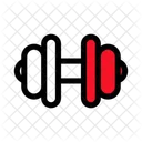 Barbell Weightlifting Gym Icon