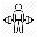 Barbell Fitness Gym Icon