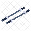 Barbell Rods  Icon