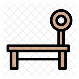 Barbell Seat  Icon