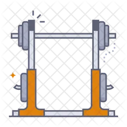 Barbell squad rack  Icon