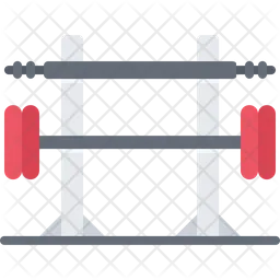 Barbell Stand  Icon