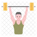 Weight Lifting Deadlift Bodybuilding Icon