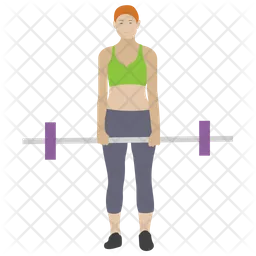 Barbells Exercise  Icon