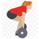 Barbells Exercise Physical Exercise Workout Icon