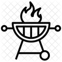 Barbeque Grill Grate  Icon