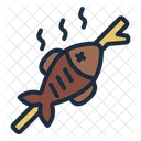 Barbeque Fish Seafood Icon