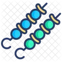 Barbecue Brochette Kebab Icon