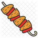Barbeque Stick Bbq Stick Grilled Meat Icon