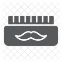 Barber Gel Mustache Icon