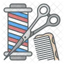 Barbershop Barber Salon Icon