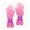 Barbie-Handschuhe  Symbol
