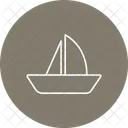 Barca Vela Mare Icon