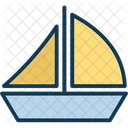 Barca Viaggio Vela Icon