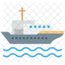 Barca Crociera Nave Icon