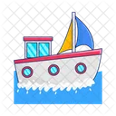 Mar Barco Agua Icon