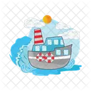 Mar Barco Oceano Icon