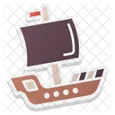 Barco Pirata Piratas Icon