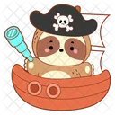 Barco Barco Piratas Icono