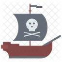 Barco Pirata Marinero Icono