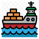 Barco Barco Carga Icon