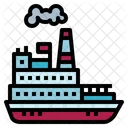 Barco a vapor  Icon