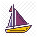Barco A Vela Barco Navio Ícone