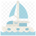 Barco catamarán  Icon