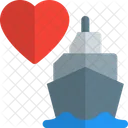 Barco Corazon Barco De Amor Barco Icon