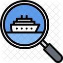 Buscar Barco Buscar Crucero Encontrar Barco Icono