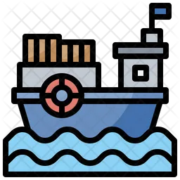 Barco de carga  Icono