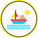 Barco de carga  Icon