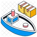 Logistica Transporte Industria Icon