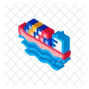 Barco Carga Mar Icon
