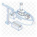 Barco de carga  Icon