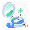 Barco de mar  Icon